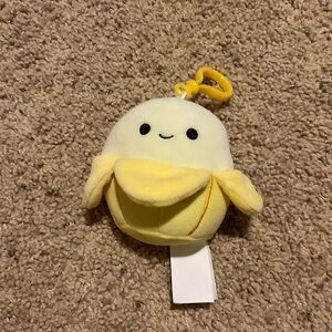 Squishmallows Yellow and White Plush Toy